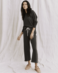 the Great Clothing The Shrunken Sweatshirt in Washed Black