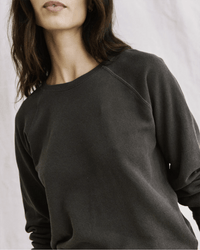 the Great Clothing The Shrunken Sweatshirt in Washed Black