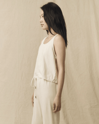 the Great Clothing The Sport Tank in Washed White
