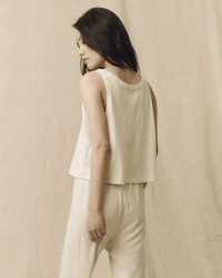 the Great Clothing The Sport Tank in Washed White