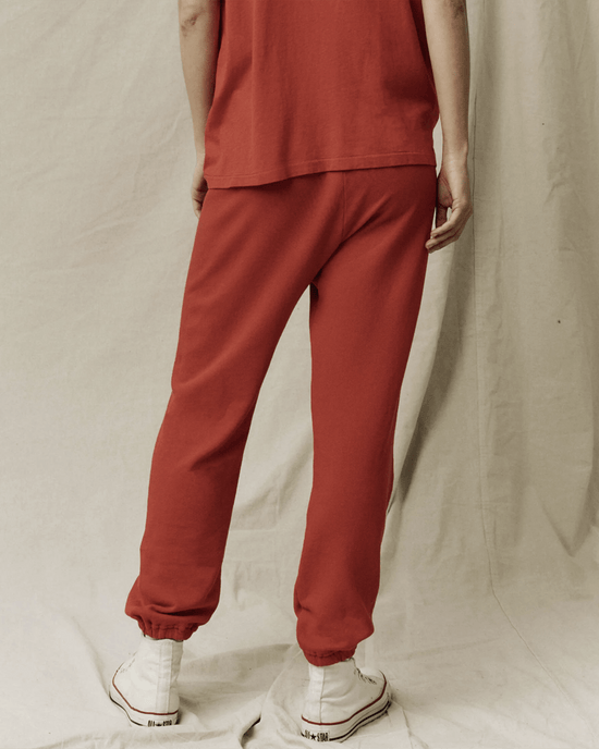 the Great The Stadium Sweatpant in Campfire 