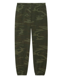 the Great Clothing The Stadium Sweatpant in Forest Camo