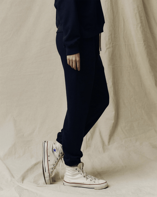 the Great The Stadium Sweatpant in True Navy 
