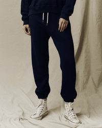 the Great The Stadium Sweatpant in True Navy 