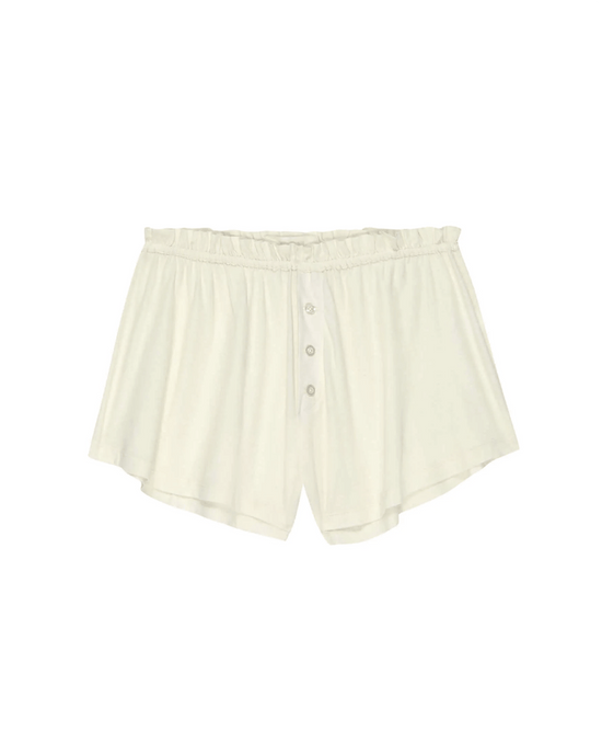 the Great The Tap Short in Washed White 