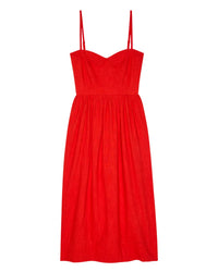 the Great The Verse Dress in Hot Red 4 - Bliss Boutiques
