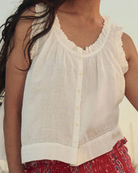 the Great The Vignette Top in White 3 - Bliss Boutiques
