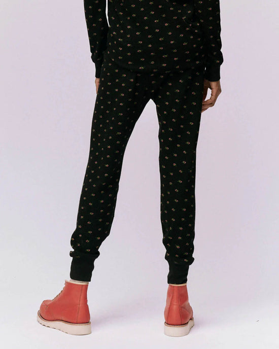 the Great The Waffle Long John in Black Mini Heirloom Rose 