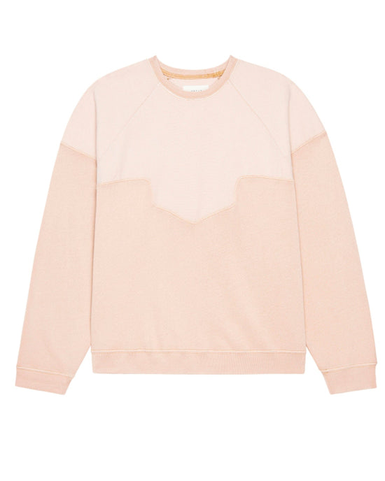 the Great The Western Slouch Sweatshirt in Dusty Pink 