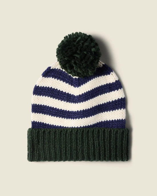 Trovata Birds of Paradis Beanie in Blue Stripe 