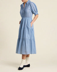 Trovata Birds of Paradis Elodie Dress in Seabrook Gingham 3 - Bliss Boutiques