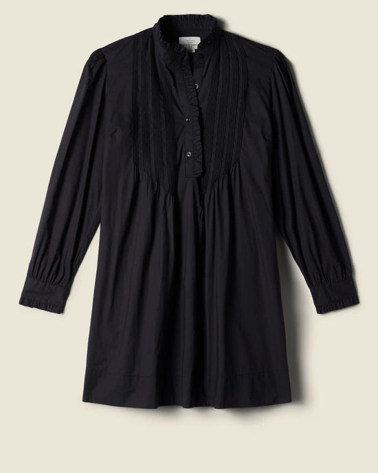 Trovata Birds of Paradis Eve Shift Dress in Black 