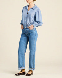 Trovata Birds of Paradis Francesca Blouse in Seabrook Gingham 3 - Bliss Boutiques
