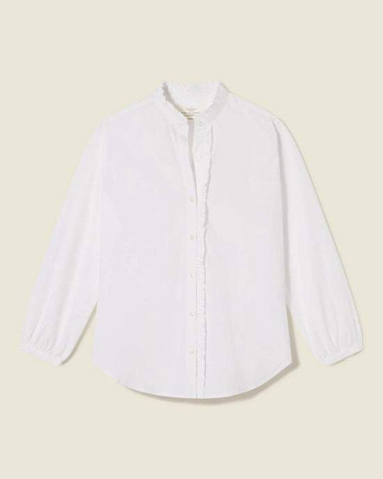 Trovata Birds of Paradis Helena Shirt in White 