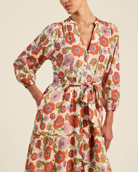 Trovata Birds of Paradis Lia Dress in Poppy Costa 3 - Bliss Boutiques