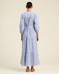 Trovata Birds of Paradis Lia Dress in Volpi Lines 6 - Bliss Boutiques