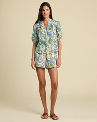 Trovata Birds of Paradis Loren Blouse in Oasis Floral 