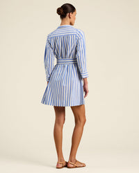 Trovata Birds of Paradis Luli Dress in Volpi Lines 6 - Bliss Boutiques