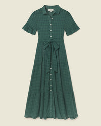 Trovata Birds of Paradis Martine Dress in Muir Tartan 4 - Bliss Boutiques