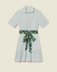 Trovata Birds of Paradis Martinique Dress in Isla Stripe 3 - Bliss Boutiques