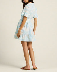 Trovata Birds of Paradis Martinique Dress in Isla Stripe 4 - Bliss Boutiques