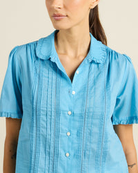 Trovata Birds of Paradis Millie Blouse in Larkspur 