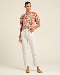 Trovata Birds of Paradis Nadine Blouse in Poppy Costa 2 - Bliss Boutiques