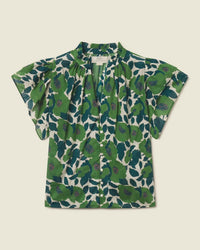 Trovata Birds of Paradis Violette Blouse in Vega Floral 4 - Bliss Boutiques