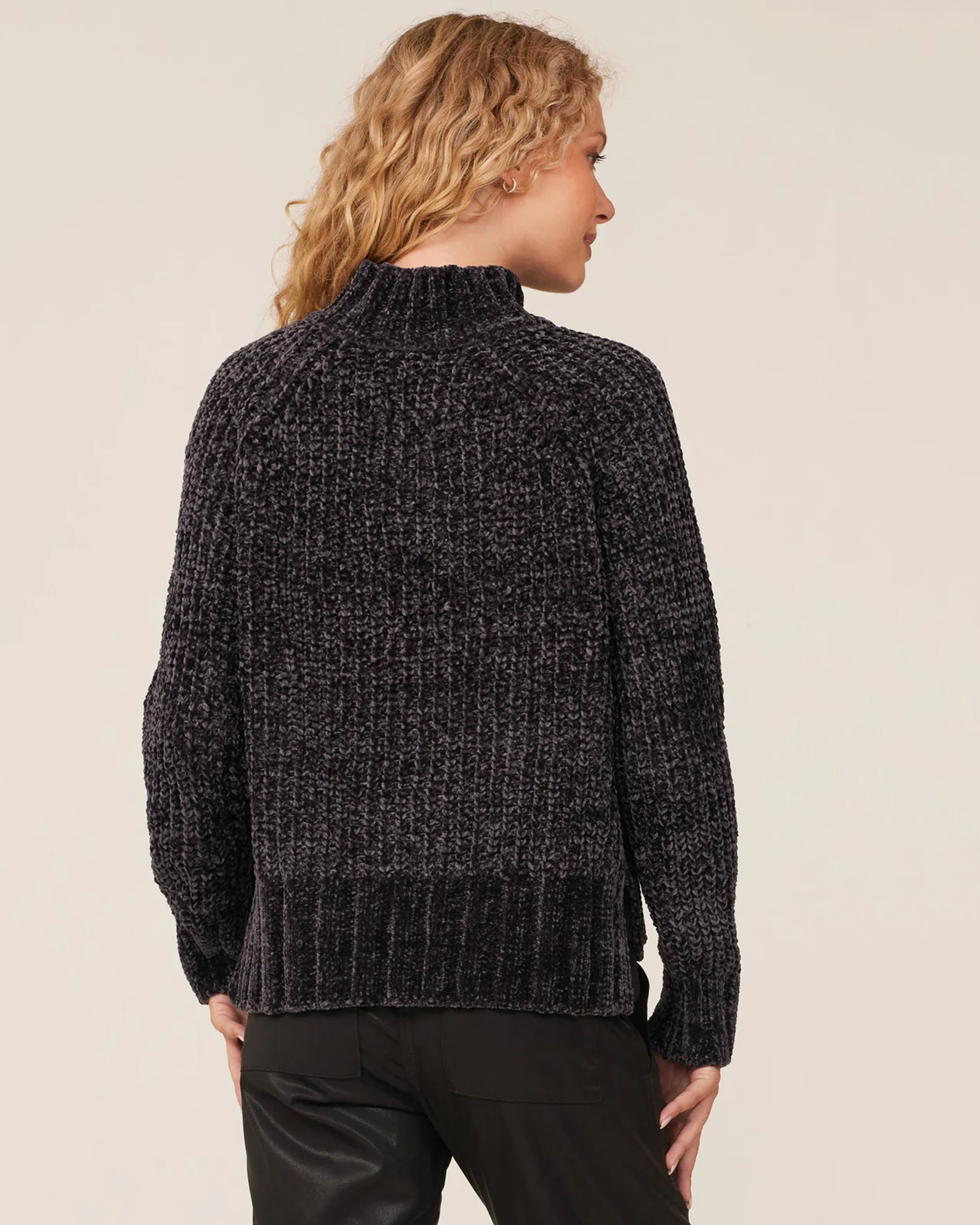 Bella Dahl Turtle Neck Sweater in Shadow Night - Bliss Boutiques