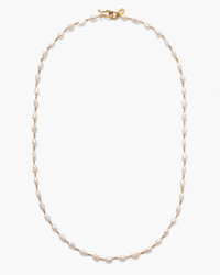 Santa Fe Necklace in White Pearl