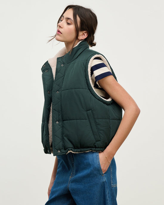 Velvet by Graham & Spencer Cathy Vest in Alpine 