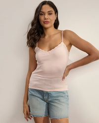 Velvet by Graham & Spencer Indie Lace Cami in Ballet 