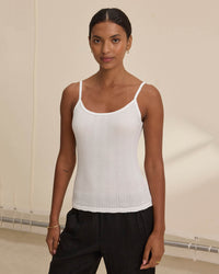 Velvet by Graham & Spencer Iniku Tank Top in White 
