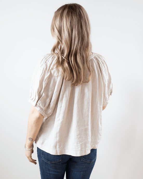 Velvet by Graham & Spencer Clothing Jaimi Button Up Top in Cobble