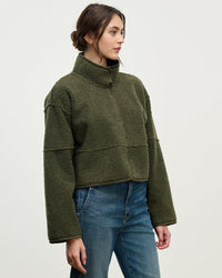 Velvet by Graham & Spencer Kelly Jacket in Army 