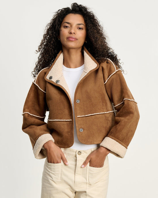 Velvet by Graham & Spencer Kelly Jacket in Tobacco 