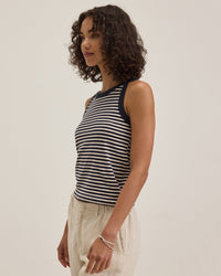 Velvet by Graham & Spencer Lua Tank Top in Navy 