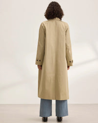 Velvet by Graham & Spencer Raheal Trench Coat in Khaki 