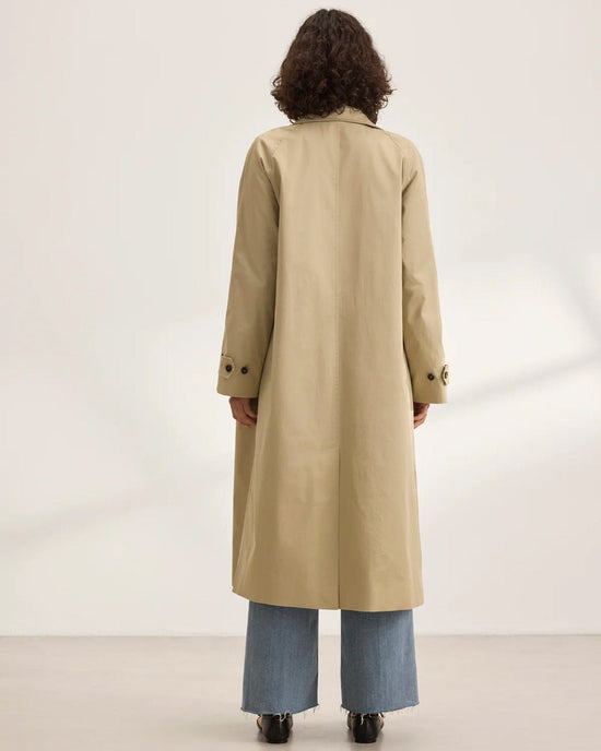 Velvet by Graham & Spencer Raheal Trench Coat in Khaki 