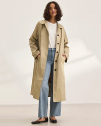 Velvet by Graham & Spencer Raheal Trench Coat in Khaki 