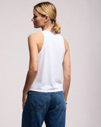Velvet by Graham & Spencer Sasha Tank Top in White 3 - Bliss Boutiques