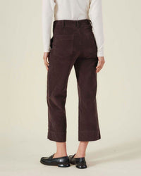 Velvet by Graham & Spencer Vera Wide Leg Pant in Dark Chocolate 3 - Bliss Boutiques