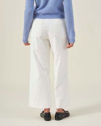 Velvet by Graham & Spencer Vera Wide Leg Pant in Pearl 3 - Bliss Boutiques
