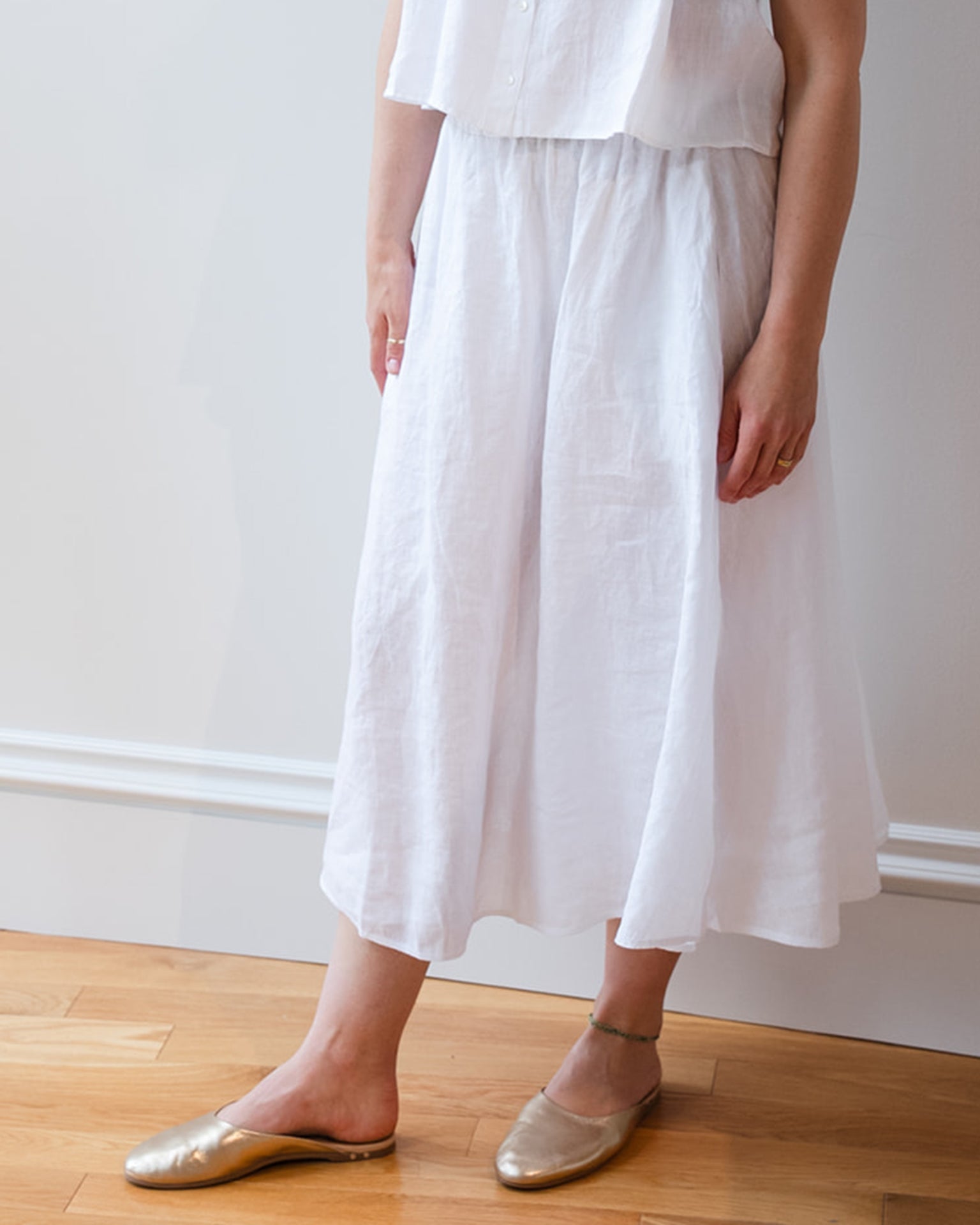 Virginia Skirt In White