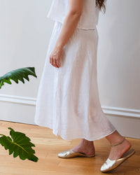Velvet by Graham & Spencer Virginia Skirt In White 4 - Bliss Boutiques