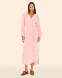 XiRENA Clothing Josephine Dress In Pink Rose