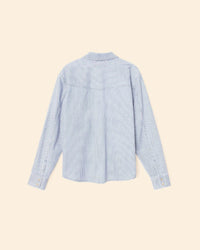 XiRENA Clothing Byron Shirt In Blue Railroad