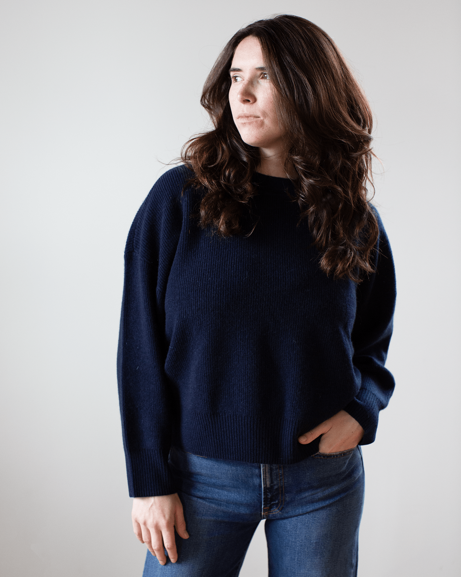 Alfie Sweater in Navy