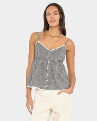 XiRENA Annie Top in Black Sand 1 - Bliss Boutiques