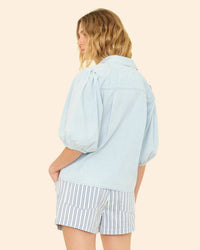 Audrey Shirt in Air Blue